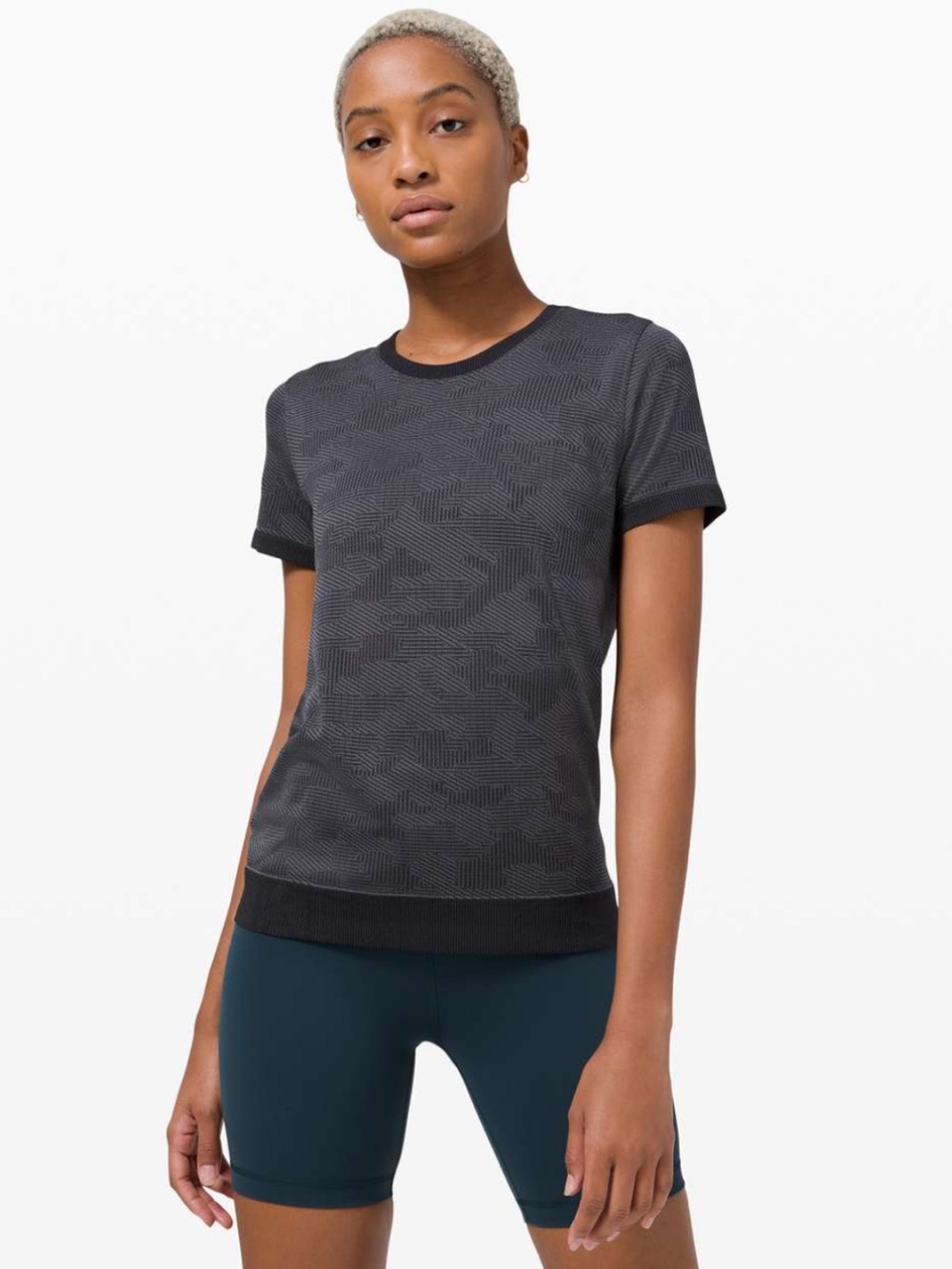 Lululemon Lululemon Swiftly Breathe Short Sleeve Camo Vented Camo Black 12